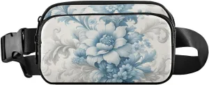Mini Belt Bag Waist Packs Waist Pouch Crossbody Bags Classic Flower Retro for Workout Running Travelling Hiking