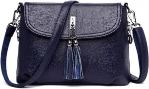 MINTEGRA Crossbody Bag for Women with Tassel Functional Shoulder Purse Saddle Messenger Bag