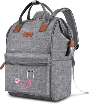 Nurse Backpack/15.6 Inch Laptop Backpack/Nursing Bag for Nurse Work/Home Health Medical Clinical Bag (Style 5)