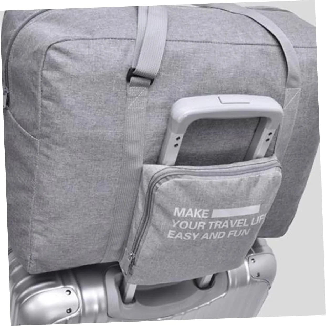 Nylon Fabric Luggage Bag Duffle for Tote Strap Compact for Overnight Rolling Suitcase Accessory