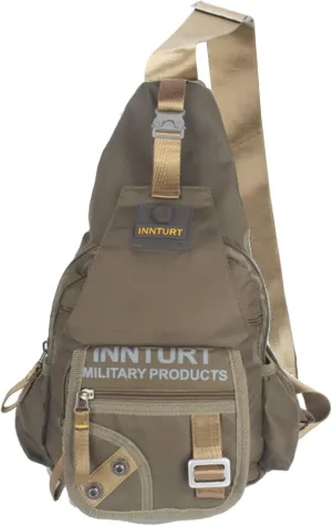 Nylon Sling Bag Small Backpack Crossbody Shoulder Bag Sling Pack
