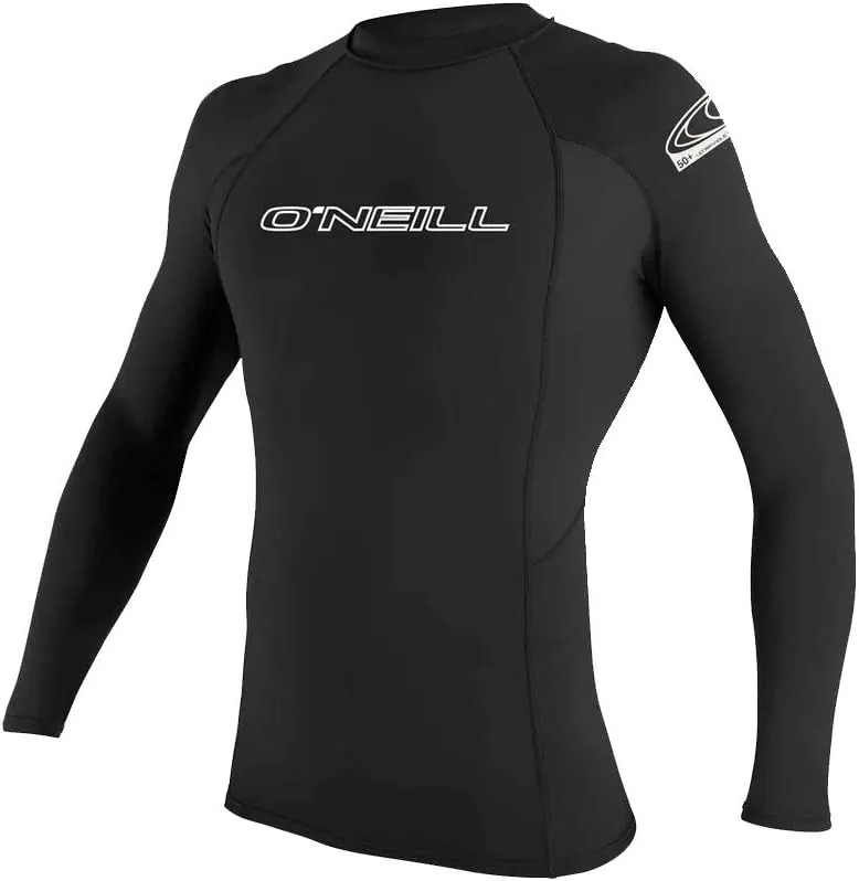O'Neill Men's Basic Skins UPF 50  Long Sleeve Rash Guard