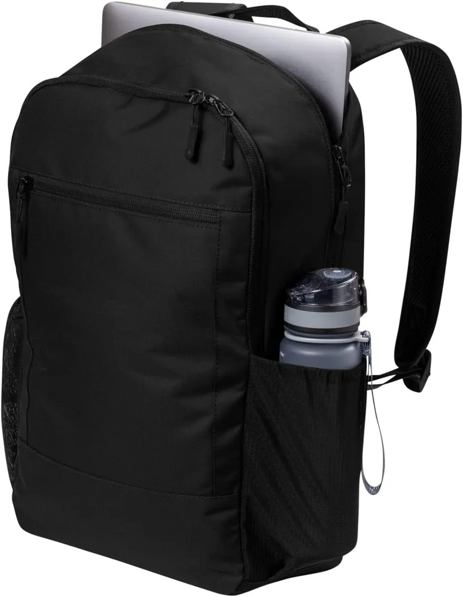 Personalized Daily Commute Business Backpacks, Black - Your Name - Customized Casual Computer Backpack for Business