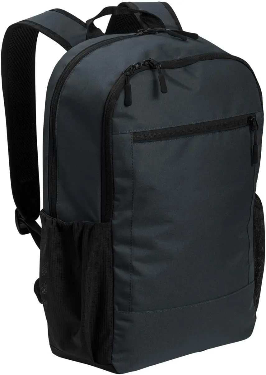 Personalized Daily Commute Business Backpacks, Grey - Your Name - Customized Casual Computer Backpack for Business