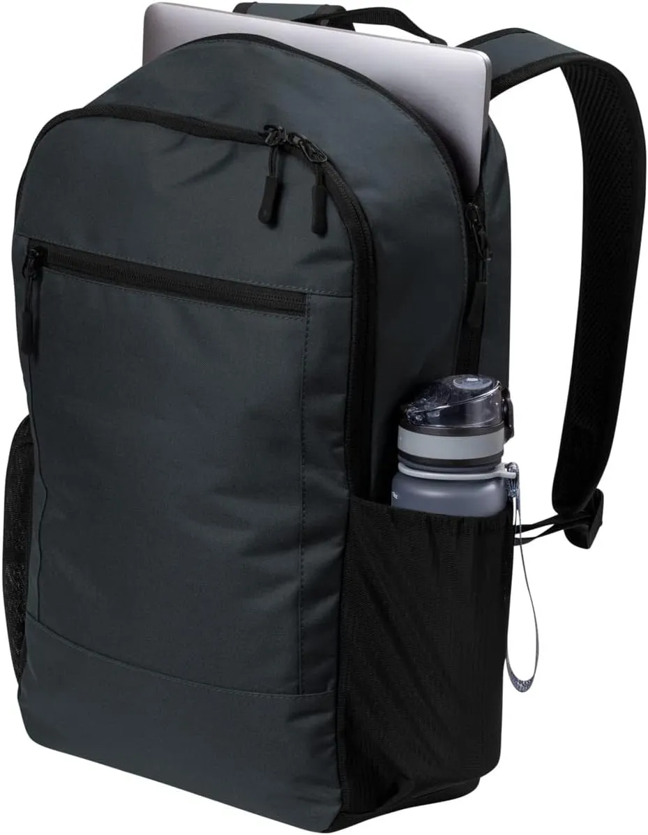 Personalized Daily Commute Business Backpacks, Grey - Your Name - Customized Casual Computer Backpack for Business