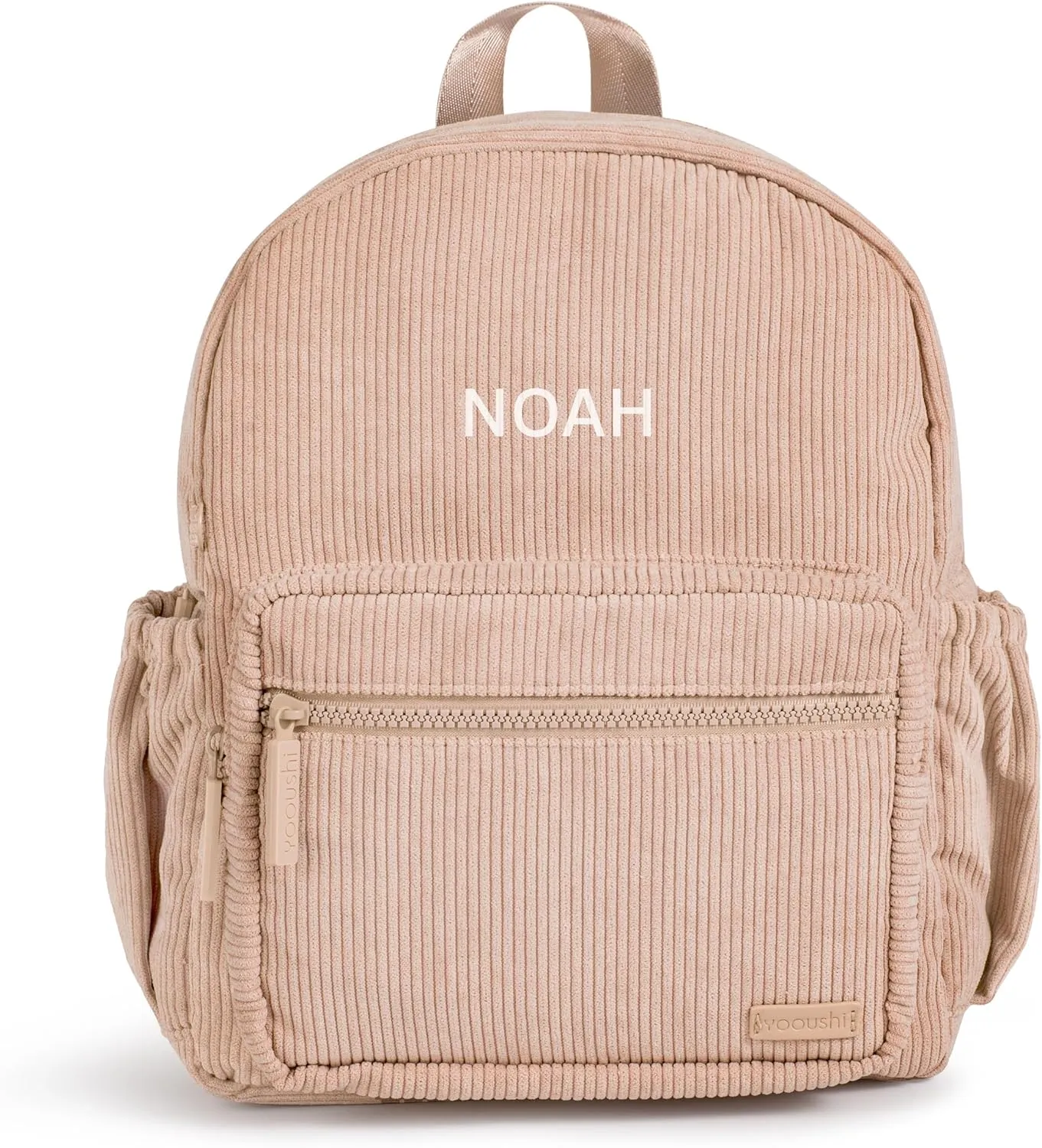 Personalized Toddler Backpack,Custom Daycare Bag For Boys & Girls,Machine-Washable Small Diaper Bag,Preschool Book bag, Birthday & Babyshower Gift, Kindergarten bag For 2-4 year old Kids (Iced Latte)