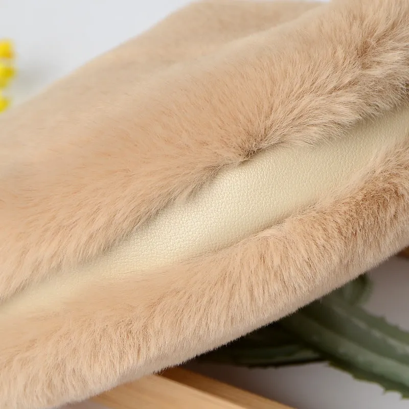 Plush Heart Shaped Clutch Bag