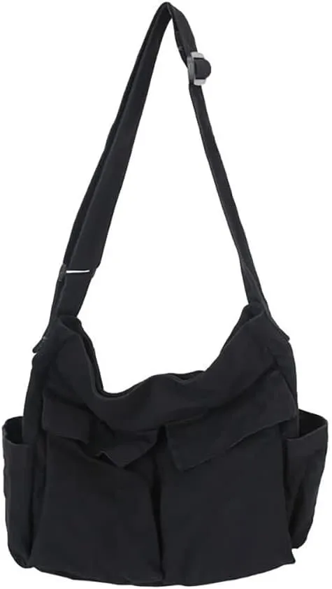 Purse Canvas Sling Bag Aesthetic Tote Large Handbags Fairy Grunge Hipster Hobo Boho Hippie Crossbody Bag