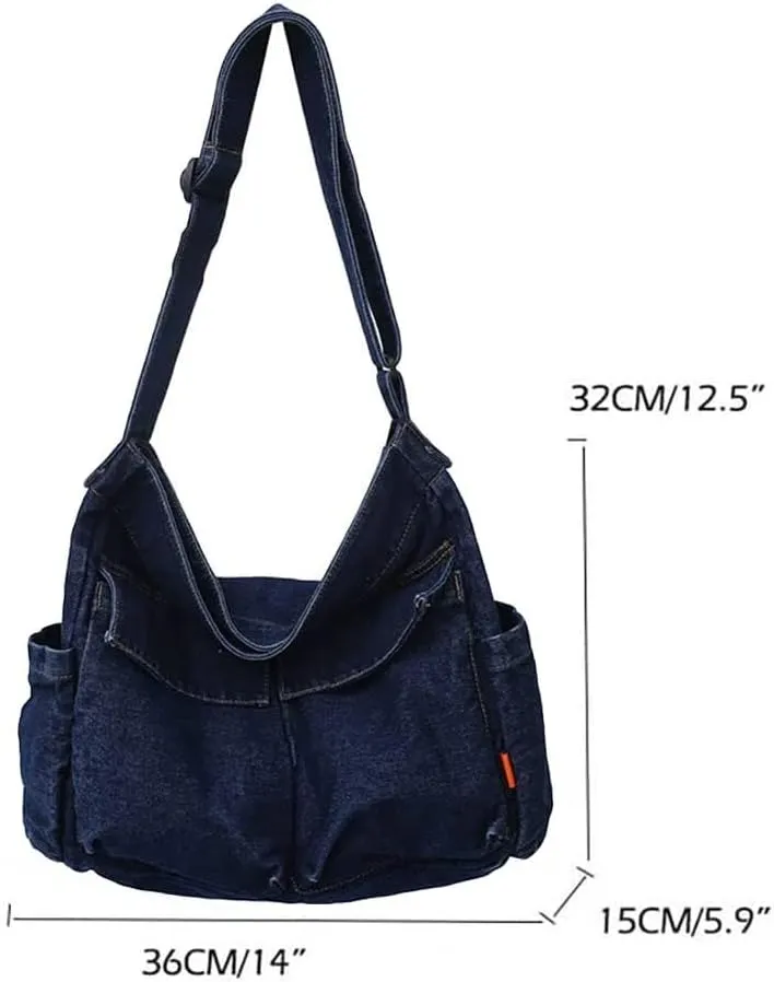 Purse Canvas Sling Bag Aesthetic Tote Large Handbags Fairy Grunge Hipster Hobo Boho Hippie Crossbody Bag