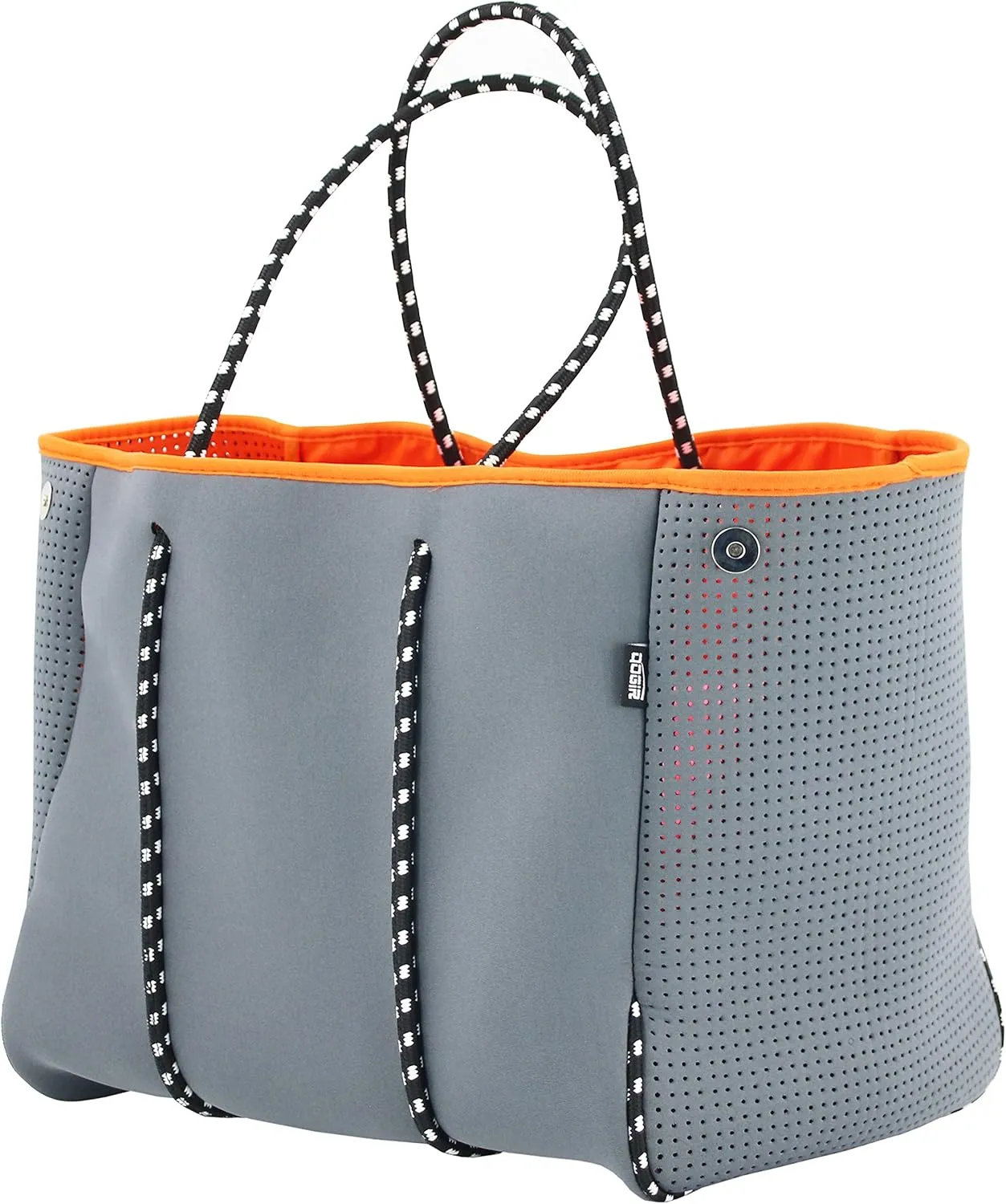 QOGiR Neoprene Multipurpose Beach Bag Tote with Inner Zipper Pocket    