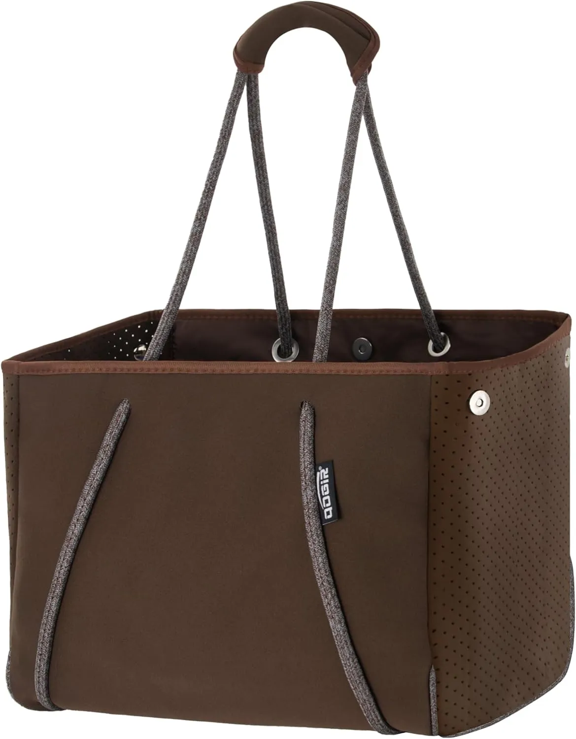 QOGiR Neoprene Multipurpose Beach Bag Tote with Inner Zipper Pocket    