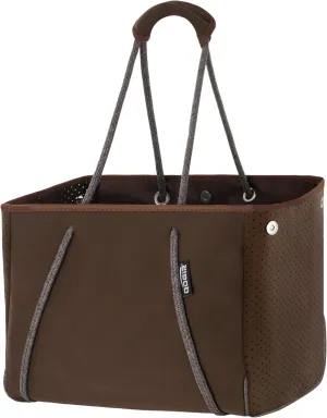 QOGiR Neoprene Multipurpose Beach Bag Tote with Inner Zipper Pocket    