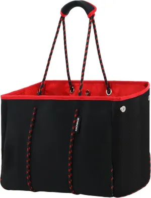 QOGiR Neoprene Multipurpose Beach Bag Tote with Inner Zipper Pocket    
