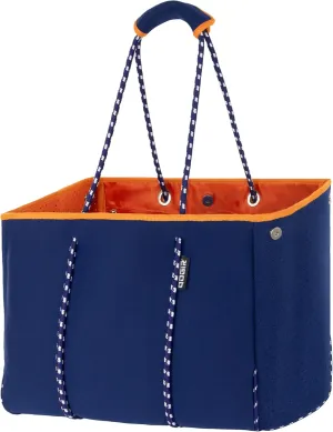 QOGiR Neoprene Multipurpose Beach Bag Tote with Inner Zipper Pocket    