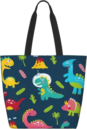 Reusable Shopping Tote Bag Women Casual Shoulder Handbag Multipurpose Portable Grocery Storage Bags