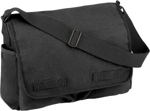 Rothco 21057 Classic Canvas Messenger Bag Color : Charcoal Grey