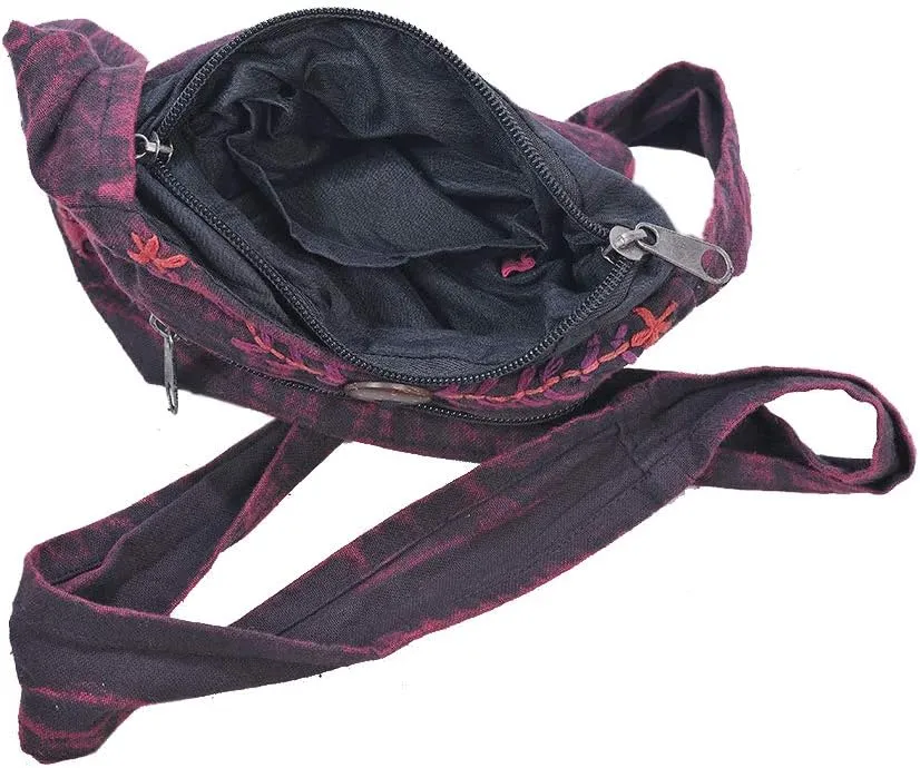 ROYAL The Collection Small Hippie Phone Purse Crossbody, Boho Travel Bag