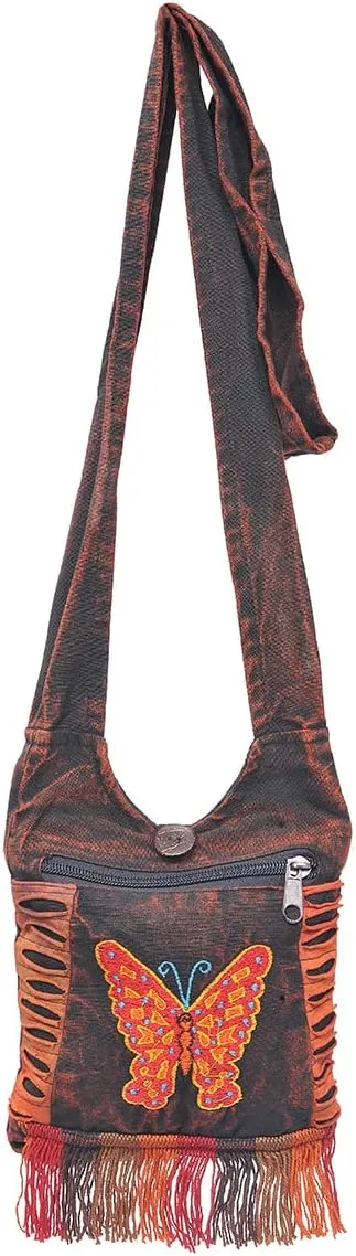 ROYAL The Collection Small Hippie Phone Purse Crossbody, Boho Travel Bag