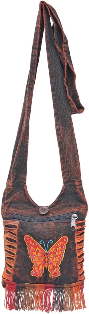ROYAL The Collection Small Hippie Phone Purse Crossbody, Boho Travel Bag