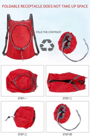 Scotry Ultra Lightweight Packable Travel Backpack, Man Women Foldable Handy Daypack for Camping Outdoor Hiking Cycling (Blue)