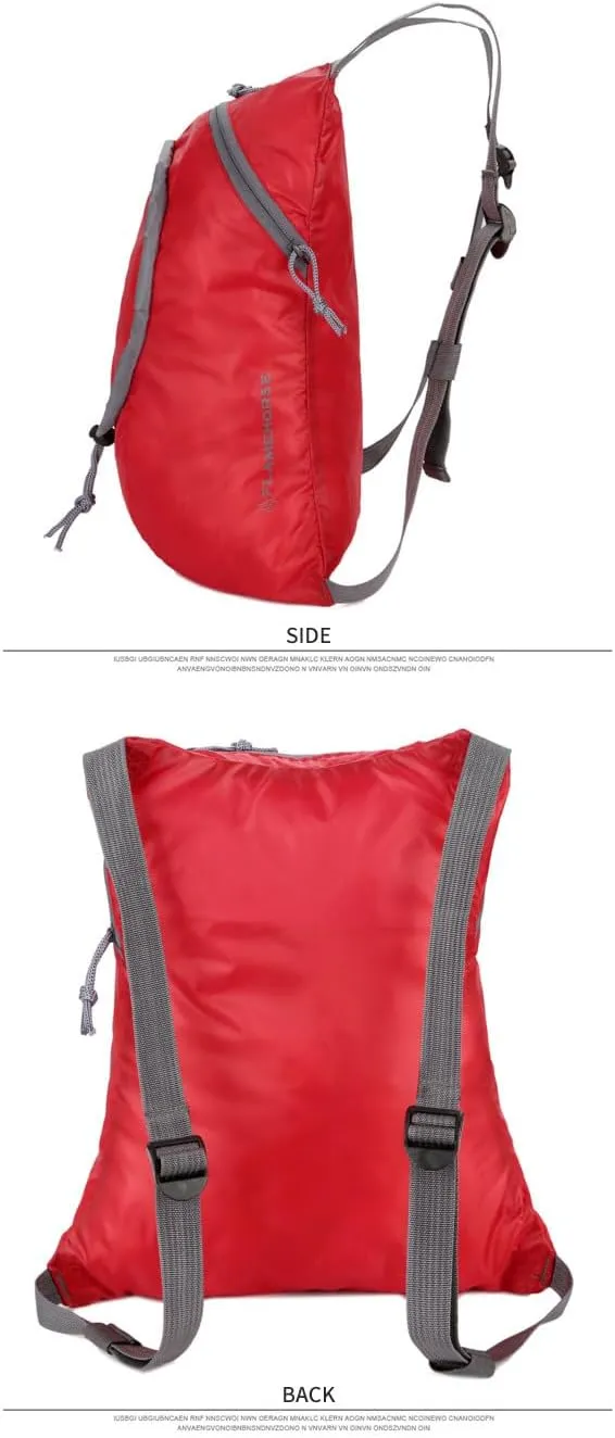 Scotry Ultra Lightweight Packable Travel Backpack, Man Women Foldable Handy Daypack for Camping Outdoor Hiking Cycling (White)