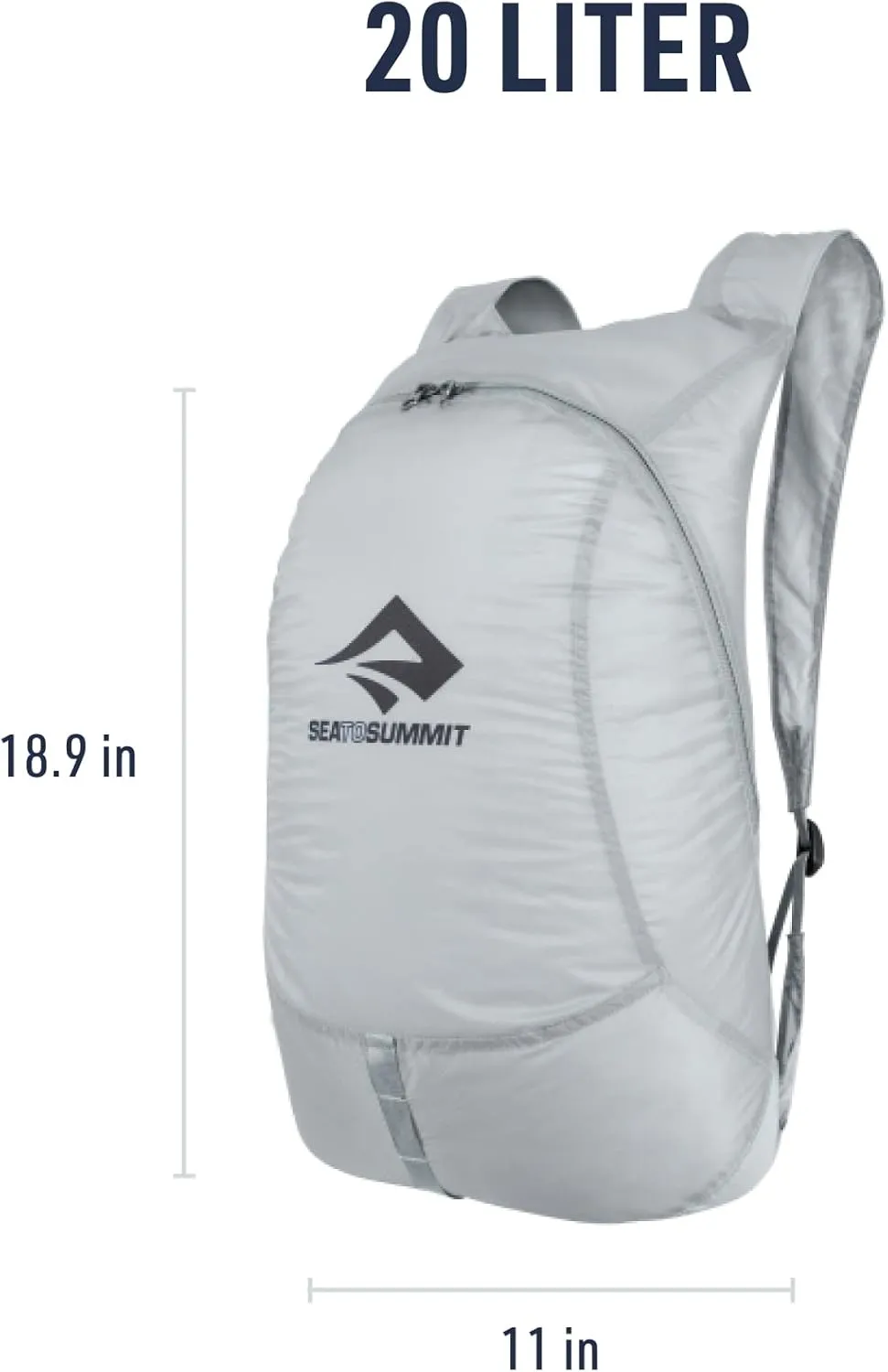 Sea to Summit Ultra-Sil Ultralight Day Pack, 20-Liter, HighRise Grey