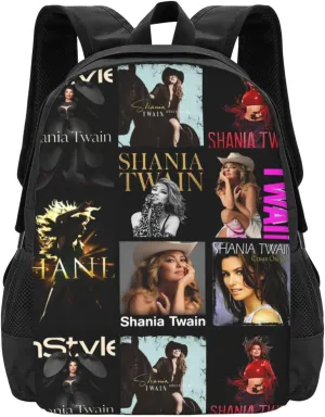 Shania Great Artist Twain Laptop Backpack Sport Bags Business Backpack Classic Travel Bags Unisex Adult Casual Daypack for Trip Computer Bag