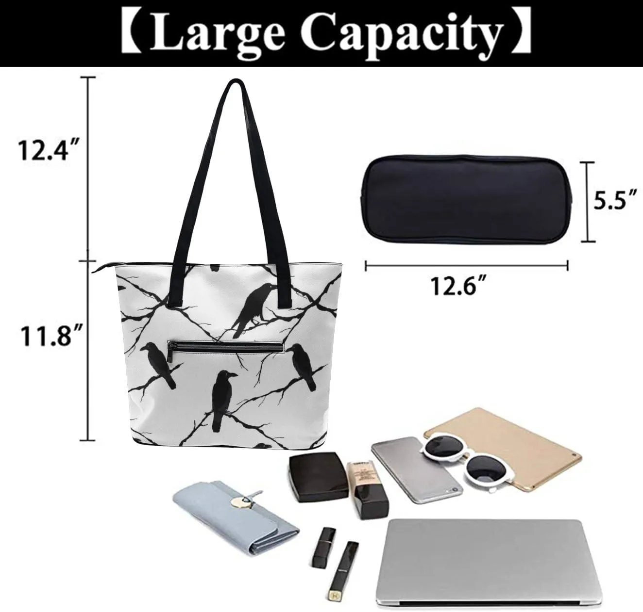Shoulder Bag Handbags for Women Top Handle Satchel PU Leather Tote Bag for Ladies Purse Shoulder Bags