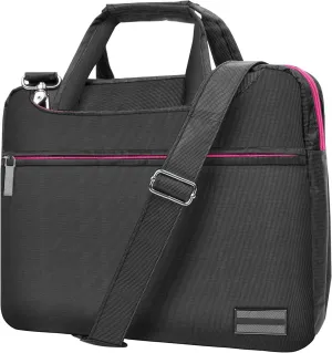 Slim Handy 13 inch Laptop ChromeBook Carry Bag with Collapside Hnadles, Slim Lightweight Briefcase Cover