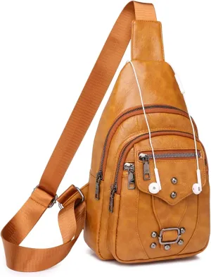 Sling for women Chest Bags Vintage Retro Shoulder Messenger Mobile Phone Bag For Classic Crossbody