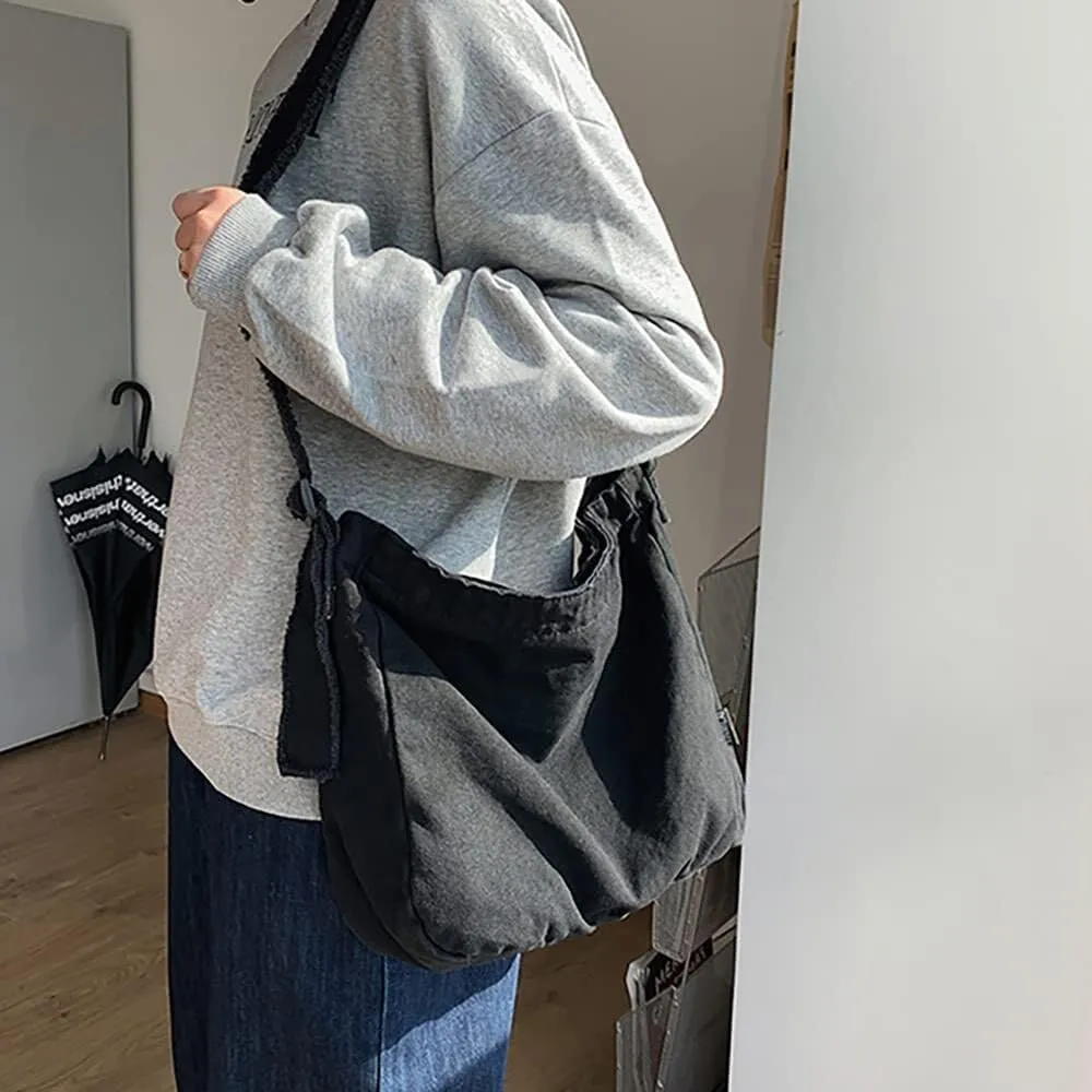 Sling Purses for Office Study Shopping Travel Y2k Aesthetic Grunge Bag Hobo Boho Hippie Crossbody Bags