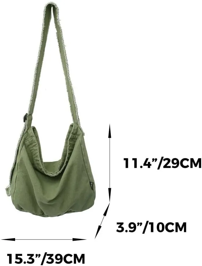 Sling Purses for Office Study Shopping Travel Y2k Aesthetic Grunge Bag Hobo Boho Hippie Crossbody Bags