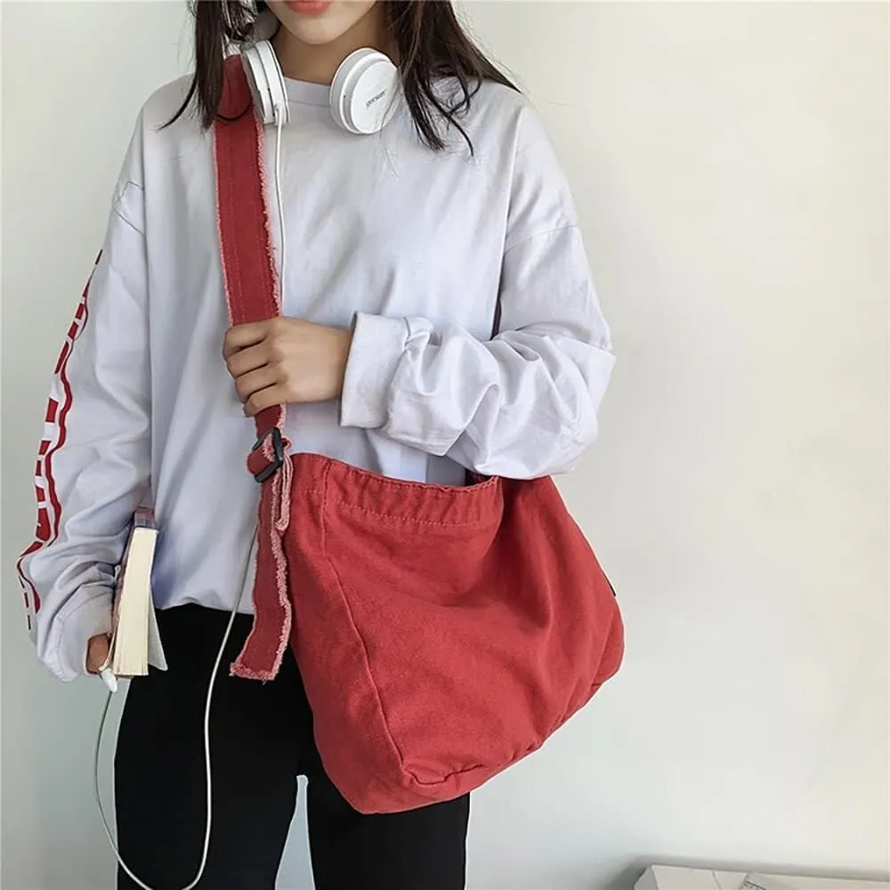 Sling Purses for Office Study Shopping Travel Y2k Aesthetic Grunge Bag Hobo Boho Hippie Crossbody Bags