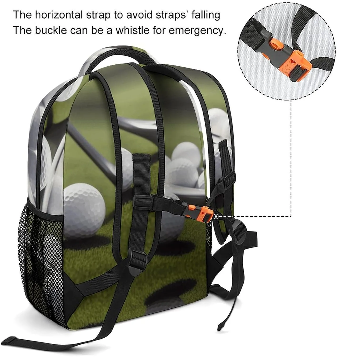 Small Backpacks Personalized Ball Game Printing Travel Bag Lightweight Travel Backpack For Women Men