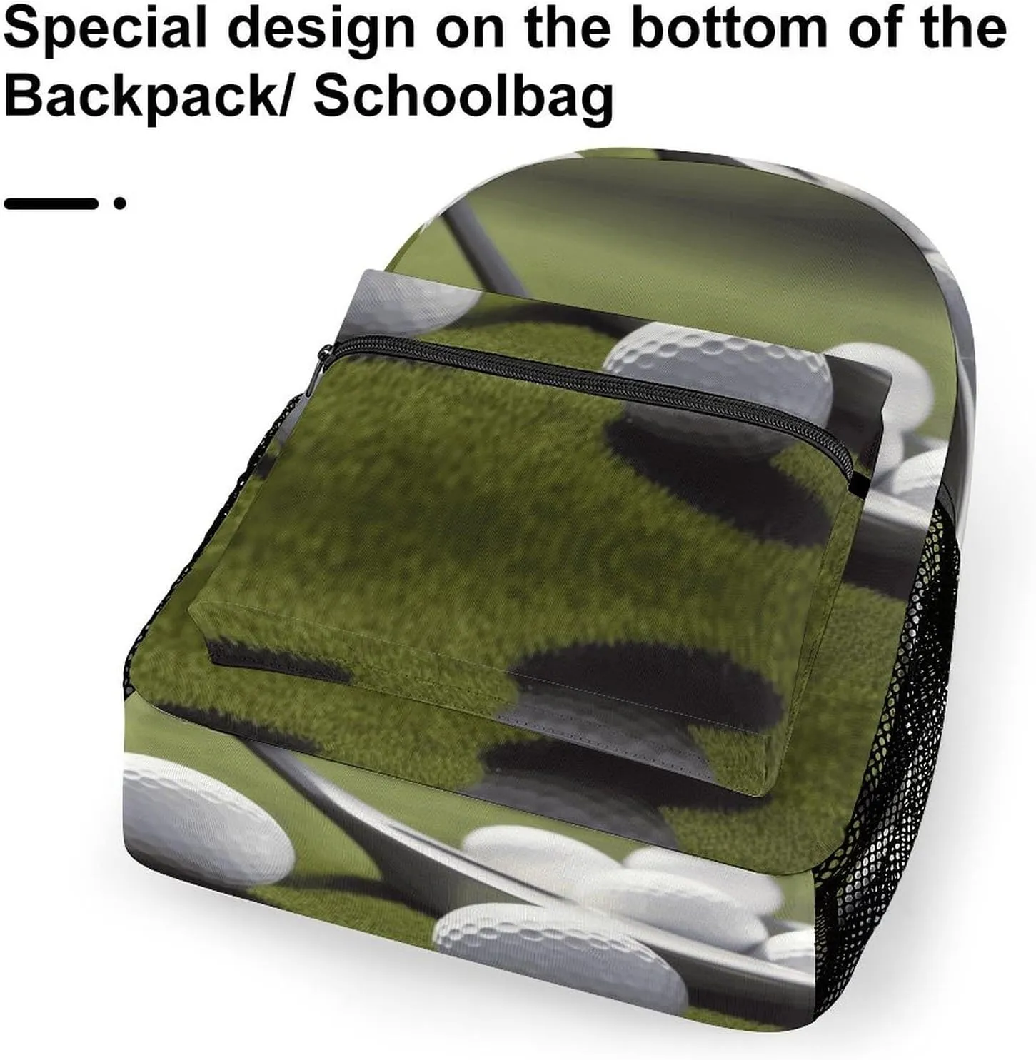Small Backpacks Personalized Ball Game Printing Travel Bag Lightweight Travel Backpack For Women Men
