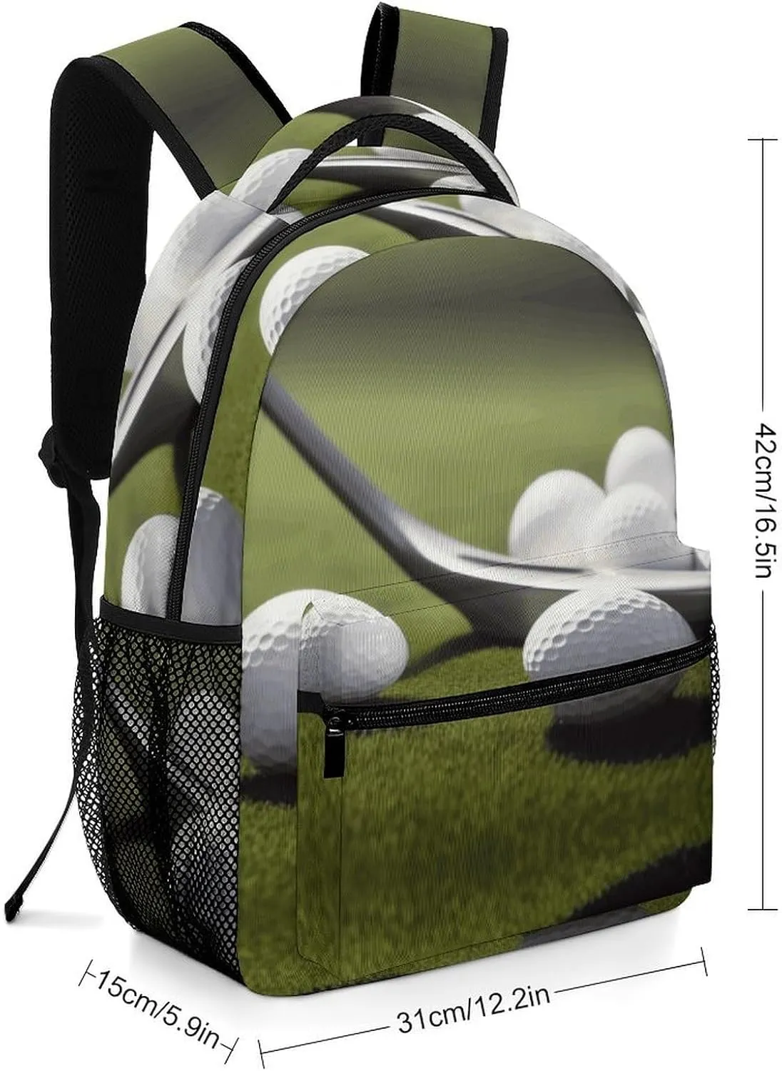 Small Backpacks Personalized Ball Game Printing Travel Bag Lightweight Travel Backpack For Women Men