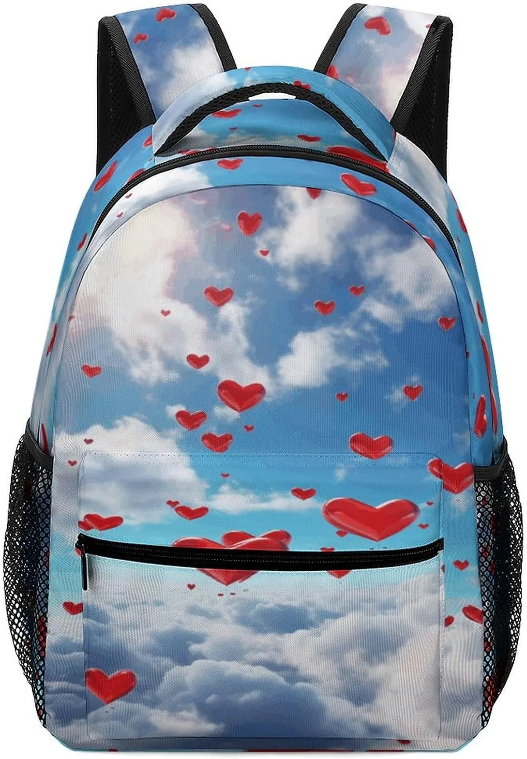 Small Backpacks Personalized Hearts in The Printing Travel Bag Lightweight Travel Backpack For Women Men