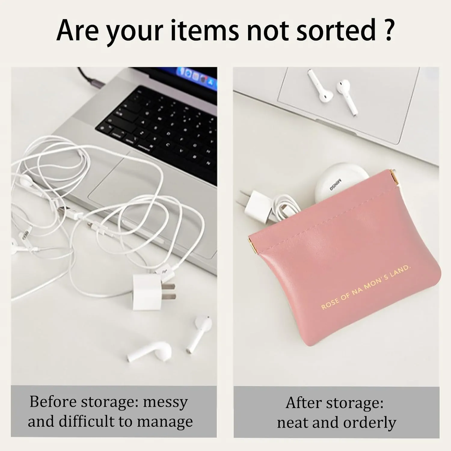 Small Purse Makeup Bag for Women,Elastic Open Close Storage Bag Mini Travel Storage Bag,Waterproof Organizer Pouch for Lipstick Cosmetics Headphones Jewelry,3 Pieces,Pink