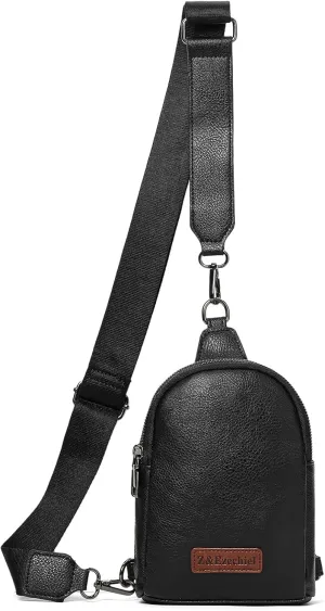 Small Sling Bag for Women Trendy Boho Crossbody Bags Fanny Pack Chest Bag for Travel