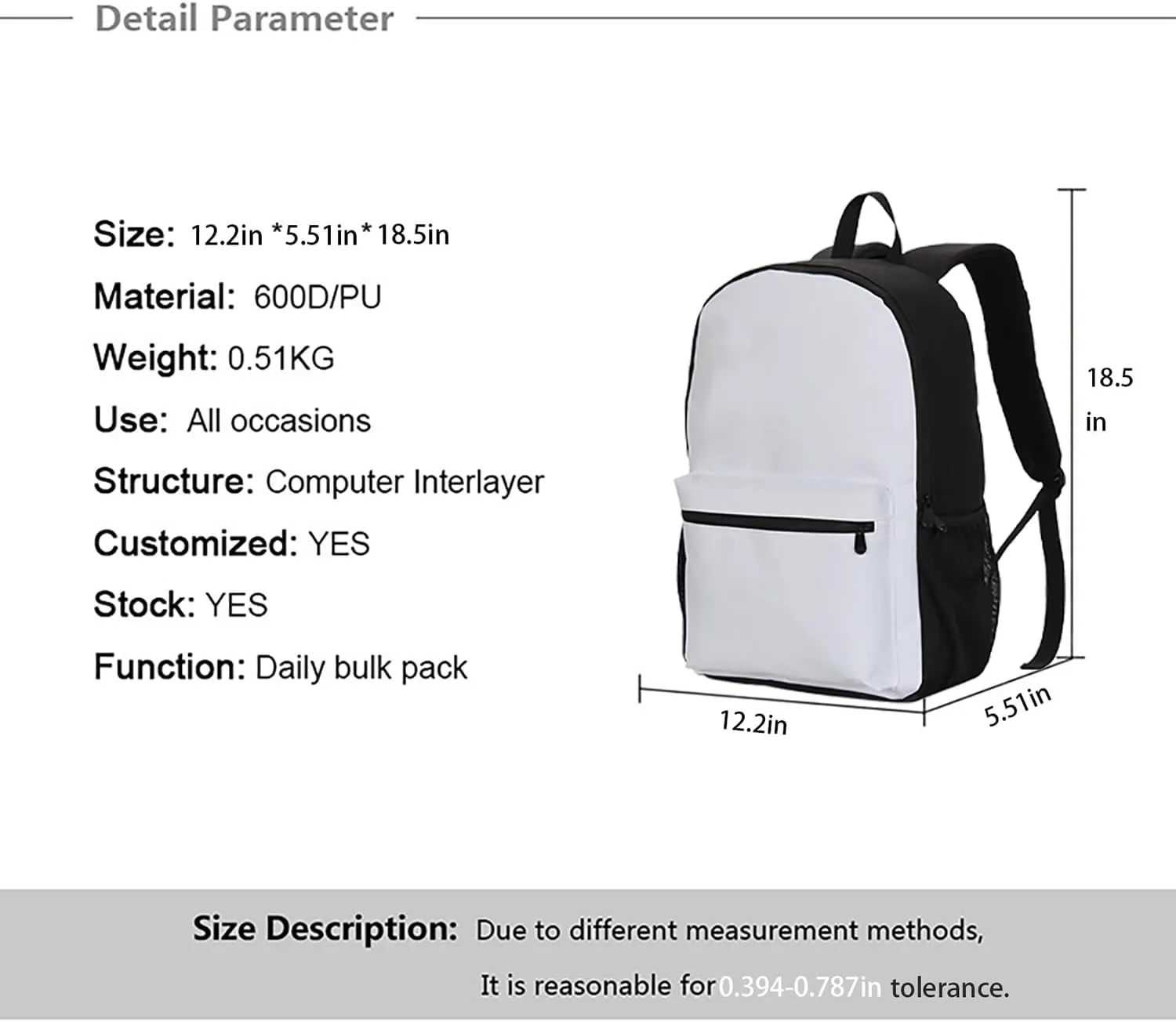 Sprunki Backpack Large Capacity Adult Unisex Laptop Travel Work Backpacks,04