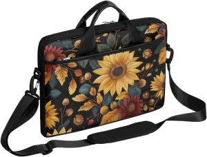 Thanksgiving Day Modern Design Laptop Shoulder Bag Tablet Computer Notebook Sleeve Messenger Bags Carrying Case with Strap Briefcase Tote for 14 15 in Laptops
