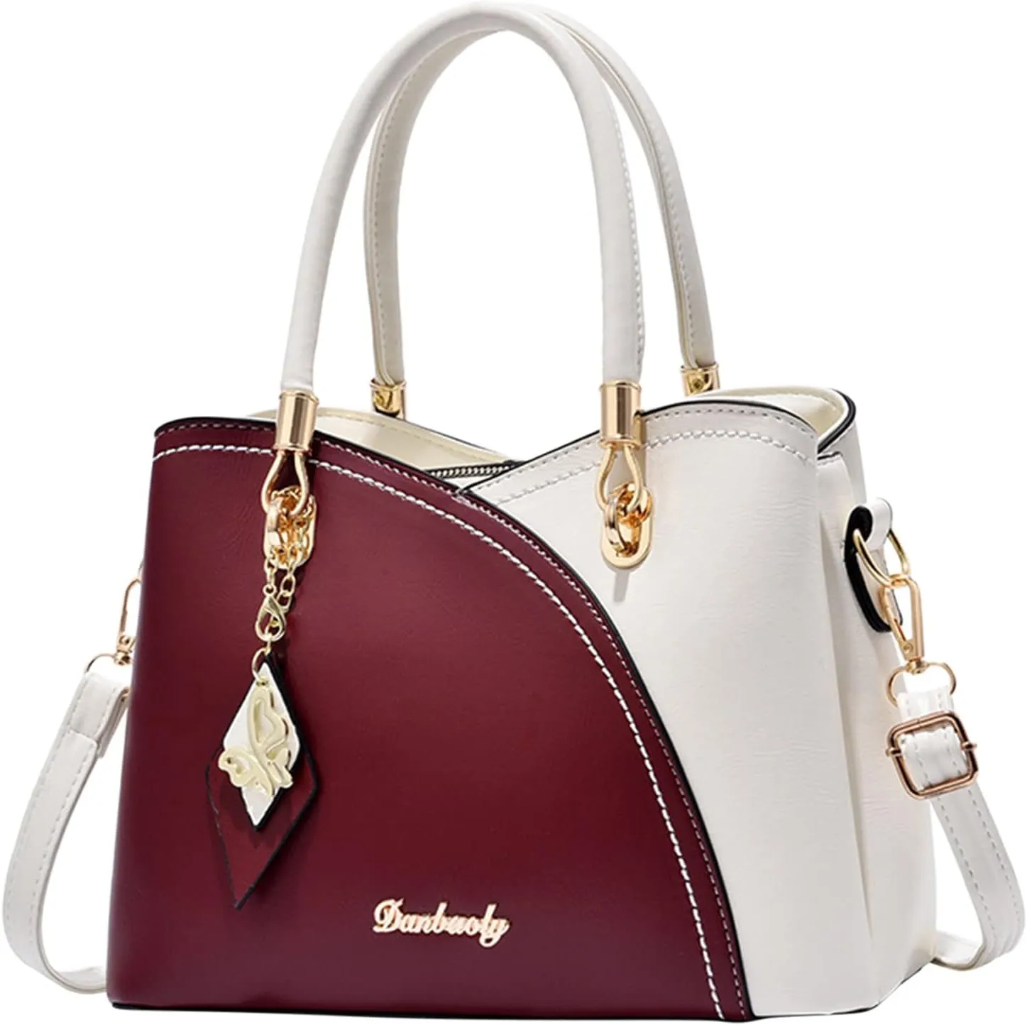 Tote Bag For Women Color Block Women Hobo Handbags Large Capacity Plaid Middle Shoulder Messenger Bag For Daily Work M