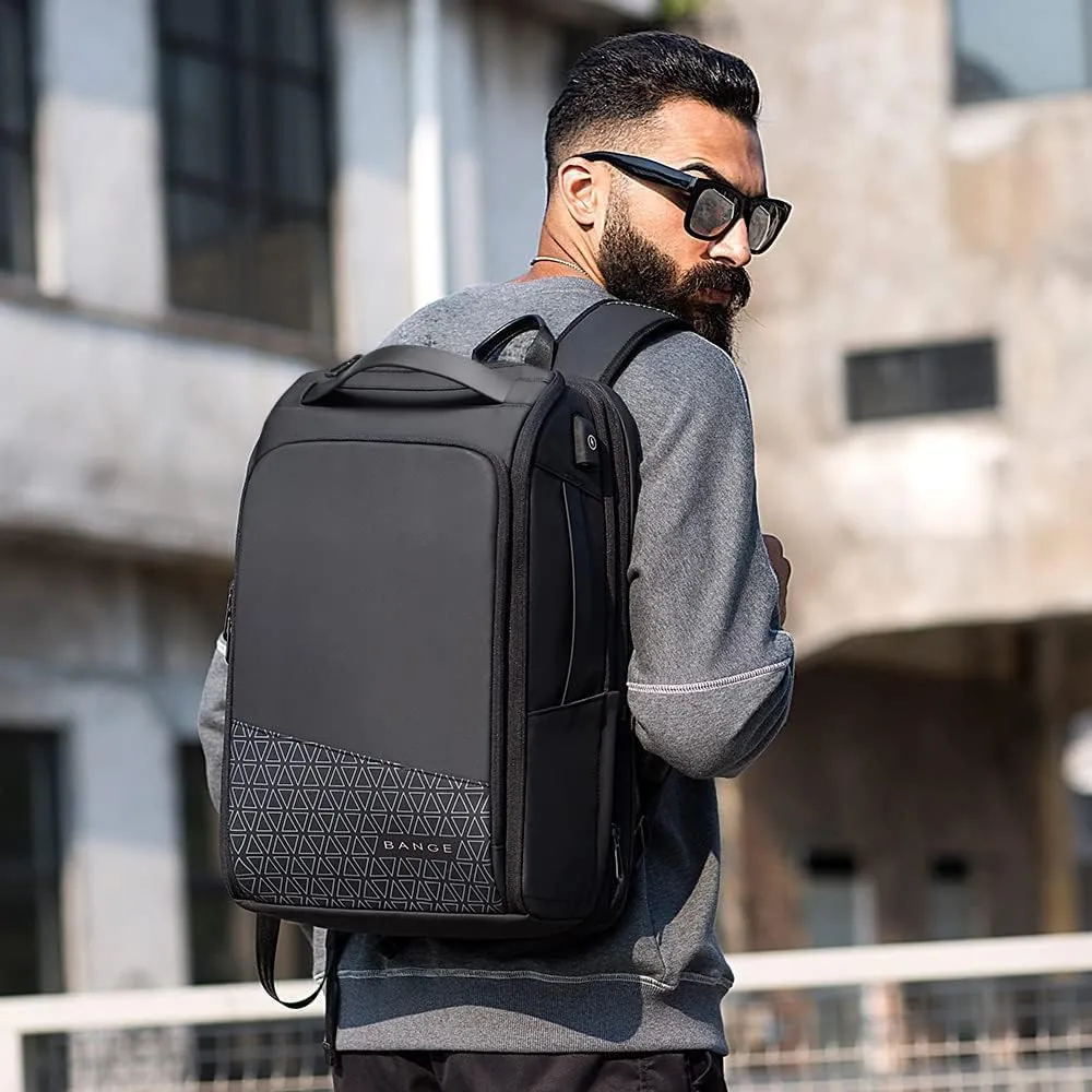 Travel Backpacks,Weekender Carry On Backpack, Waterproof Men's Business Laptop Backpack for 15.6inch(Large)