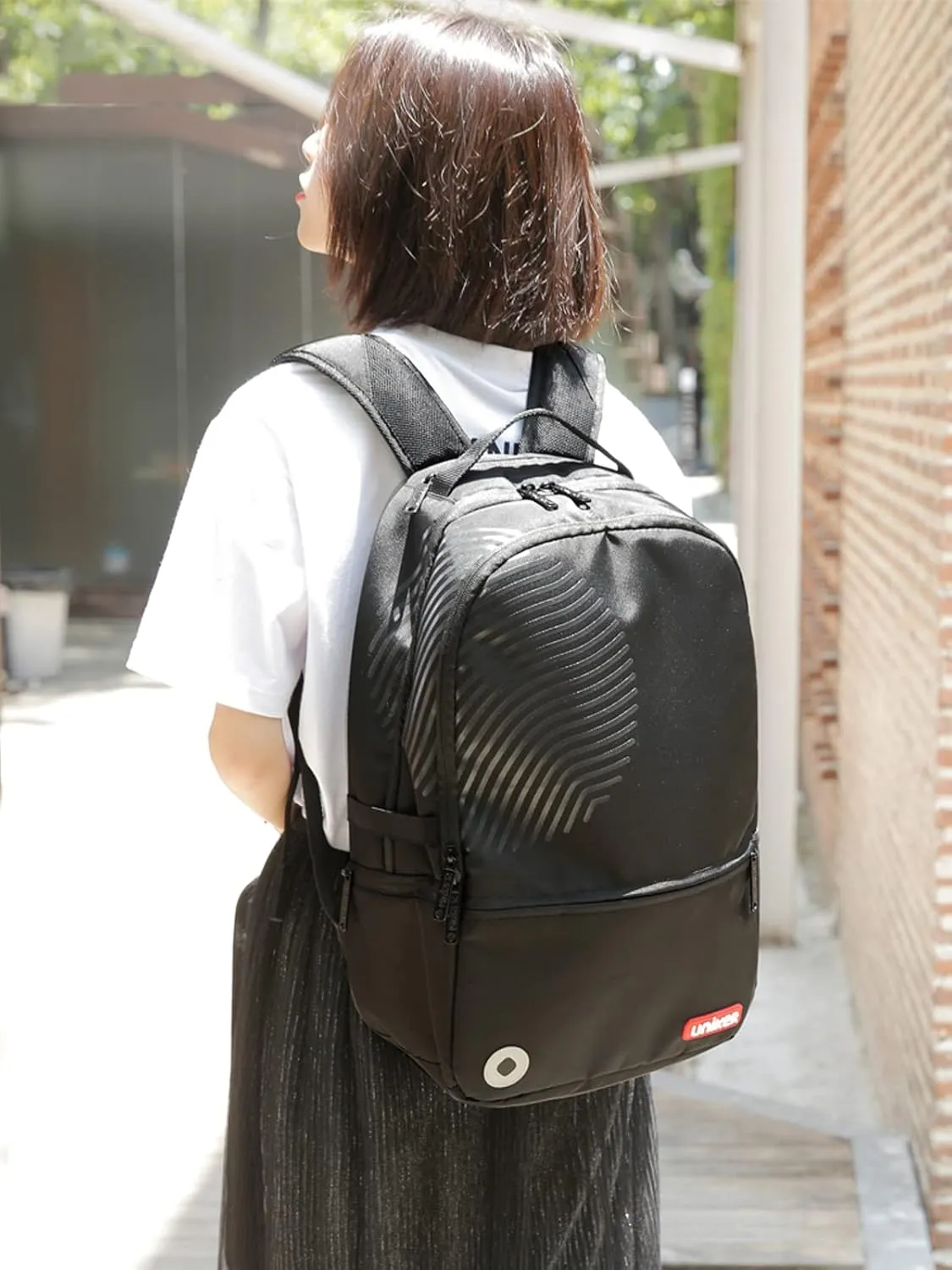 UNIKER Graffiti Backpack for School,Casual Daypack,Designer Laptop Backpack for 15.6 Inch Laptop