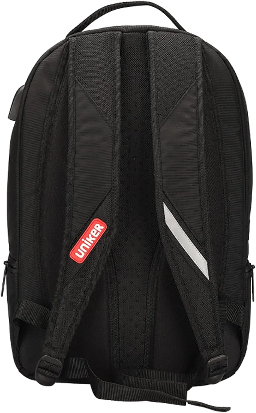 UNIKER Graffiti Backpack for School,Casual Daypack,Designer Laptop Backpack for 15.6 Inch Laptop