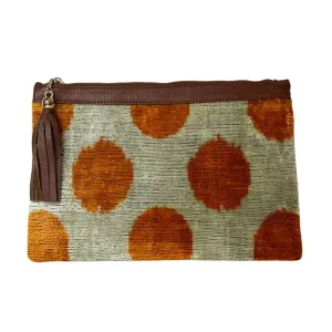 Velvet Dot Clutch