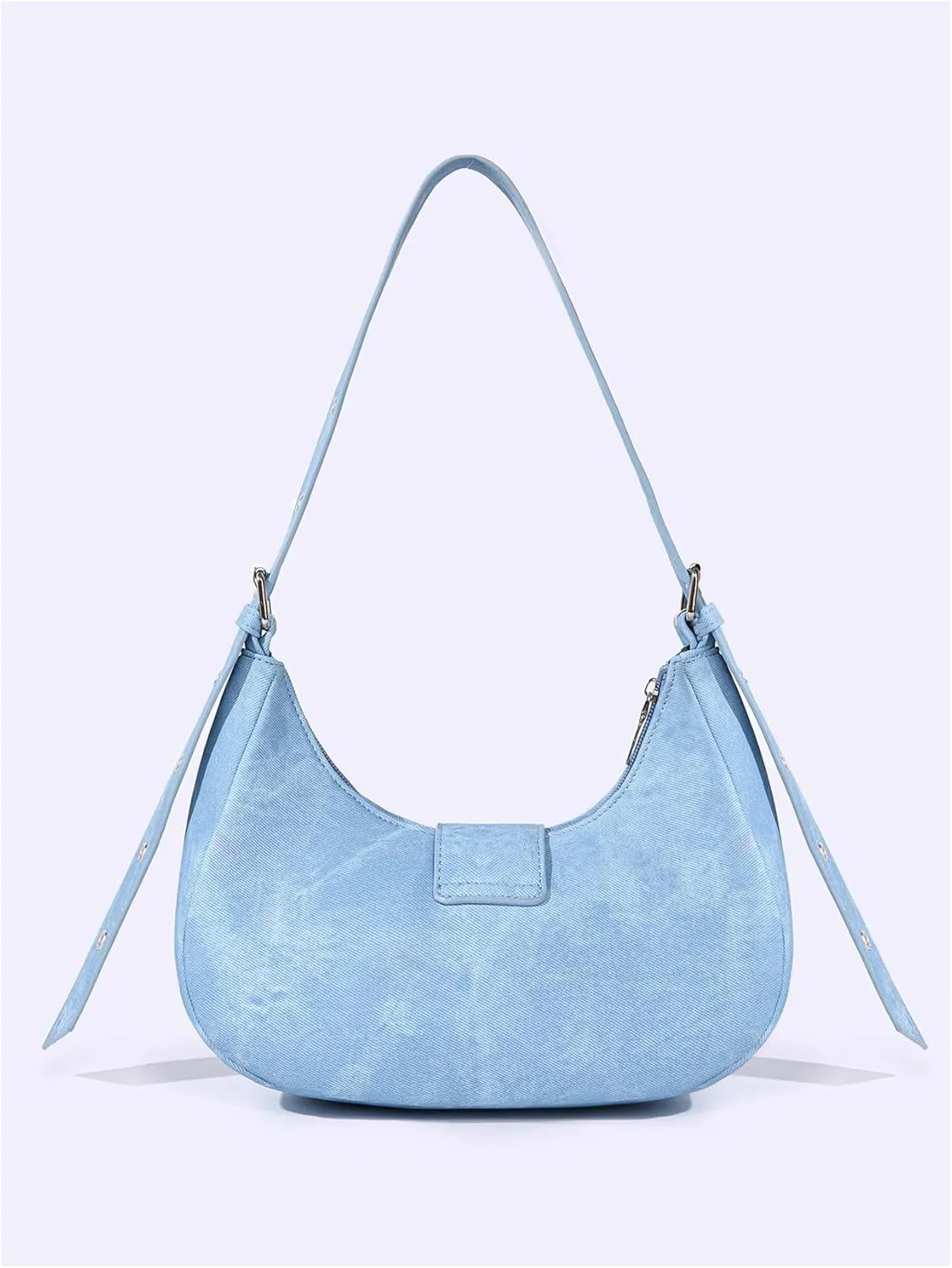 Verdusa Women's Studded PU Leather Clutch Shoulder Tote Handbag Adjustable Strap Boho Bags