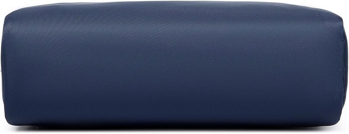 Waterproof Makeup Bag Large Capacity Women's Classic Black Wash Bag Adjustable Partition Wash Bag Brush and Cosmetic Carrying Bag (Navy Blue)