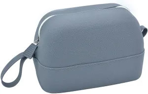 Waterproof Makeup Bag, Silicone Toiletry Bag, Portable Travel Storage Bag, Large-Capacity Washable Cosmetic Bag, Handy Pouch Bag with Zipper, Cosmetics Organizer for For Women Men (Grey)