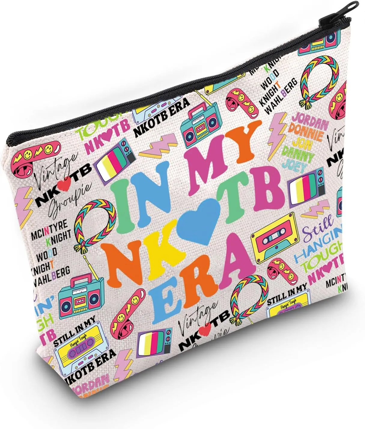 WCGXKO Pop Band Gift Music Lover Gift Music Band Themed Makeup Bag Classic Rock Concert Merch (Group Bag)